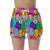 Colorful Emojis Print Women's Short Pants - kayzers