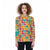Retro 60's 70's Geometric Shapes Pattern Women's Shirt