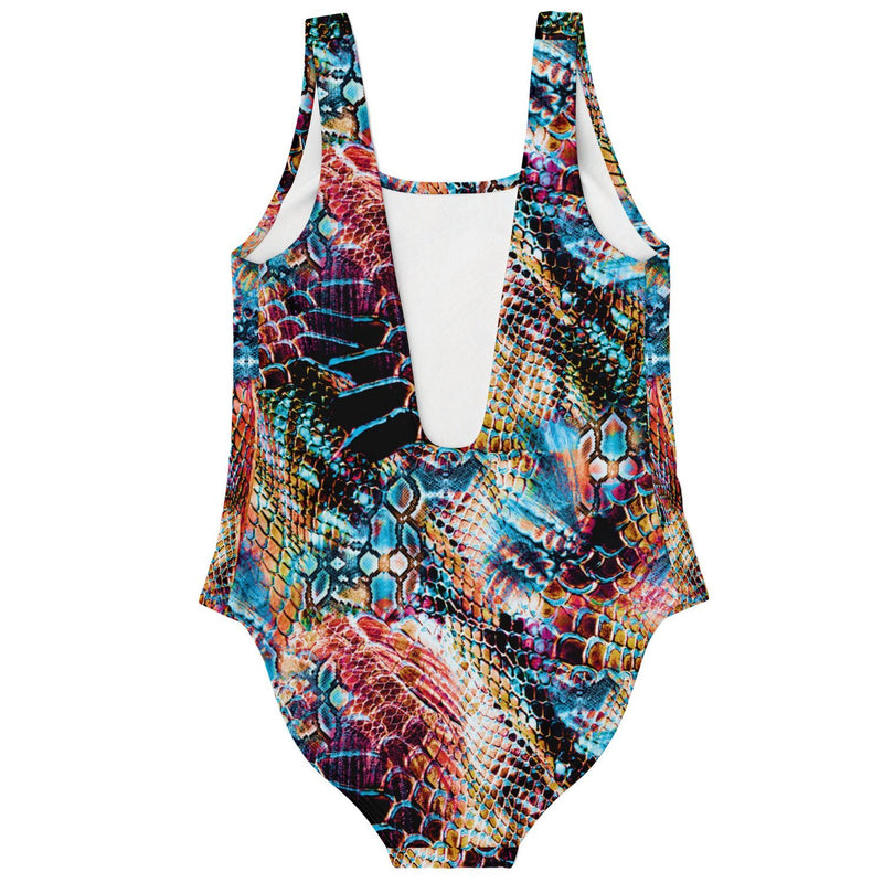 Abstract Art Animal Print One Piece Swimsuit
