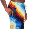Sporty Abstract Paint Liquid Ripple Waves Texture Graphic Psychedelic Joggers - kayzers