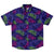 Purple Colorful Animal Print Shirt, Leopard Print Shirt, Animal Print Men's Shirt