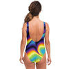Abstract Psychedelic Festival One Piece Swimsuit - kayzers