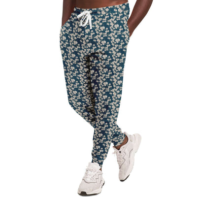 Floral Cherry Blossom Flowers Unisex Joggers - kayzers