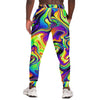 Psychedelic Electric Liquid Sound Waves Abstract Alien Joggers - kayzers