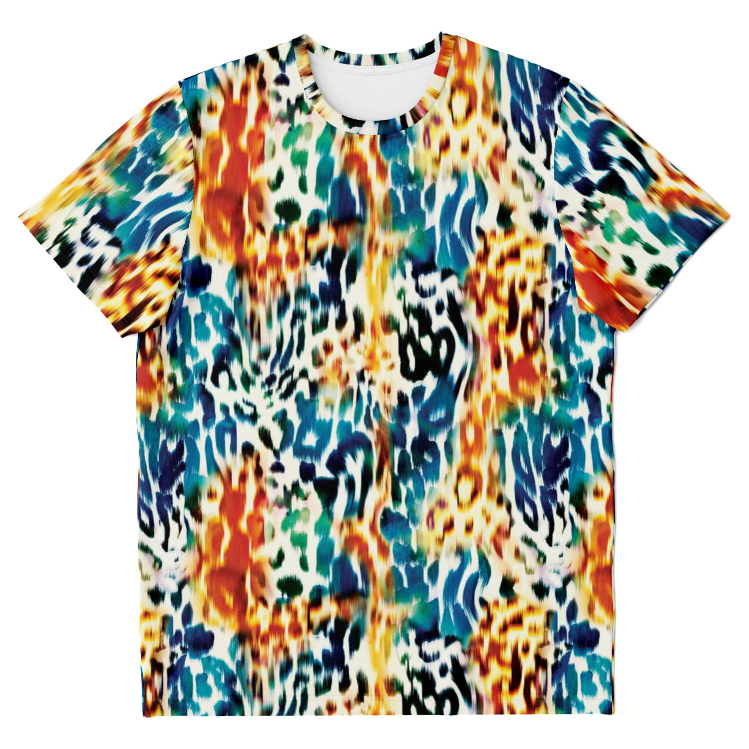 Colorful Leopard Print T-shirt - kayzers