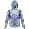 Abstract Spiral Liquid Blue Marble Hoodie