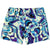 Blue Liquid Psychedelic Pop Art Waves Twirls Swim Trunks, Swim Shorts, Surf Shorts - kayzers