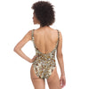 Snake Print One Piece Swimsuit