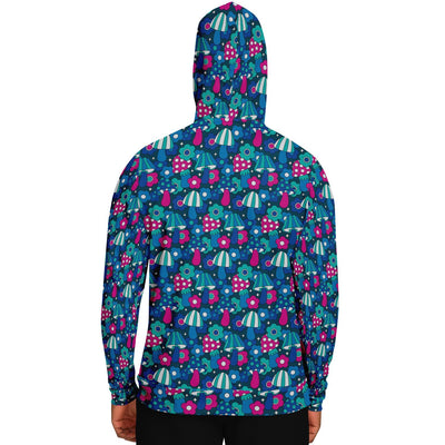 Athletic Magic Mushrooms Psychedelic Shrooms Unisex Pullover Hoodie With Stretch - kayzers