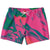 Pink Green Psychedelic Pop Art Waves Swirls Twirl Bright Colors Lsd Dmt Men's Fast Dry Swim Trunks Shorts - kayzers