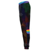Cosmic Space Waves Rainbow Unisex Fleece Joggers - kayzers