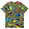 Retro Psychedelic Paint Cells Fractal Alien Dmt Lsd Colorful Men Women T-shirt - kayzers