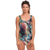 Abstract Art Animal Print One Piece Swimsuit