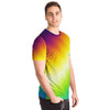 Green Hues Abstract Liquid Psychedelic Waves Optical Illusion Men Women T-shirt - kayzers