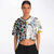 Leopard Floral Cropped Football Jersey - kayzers