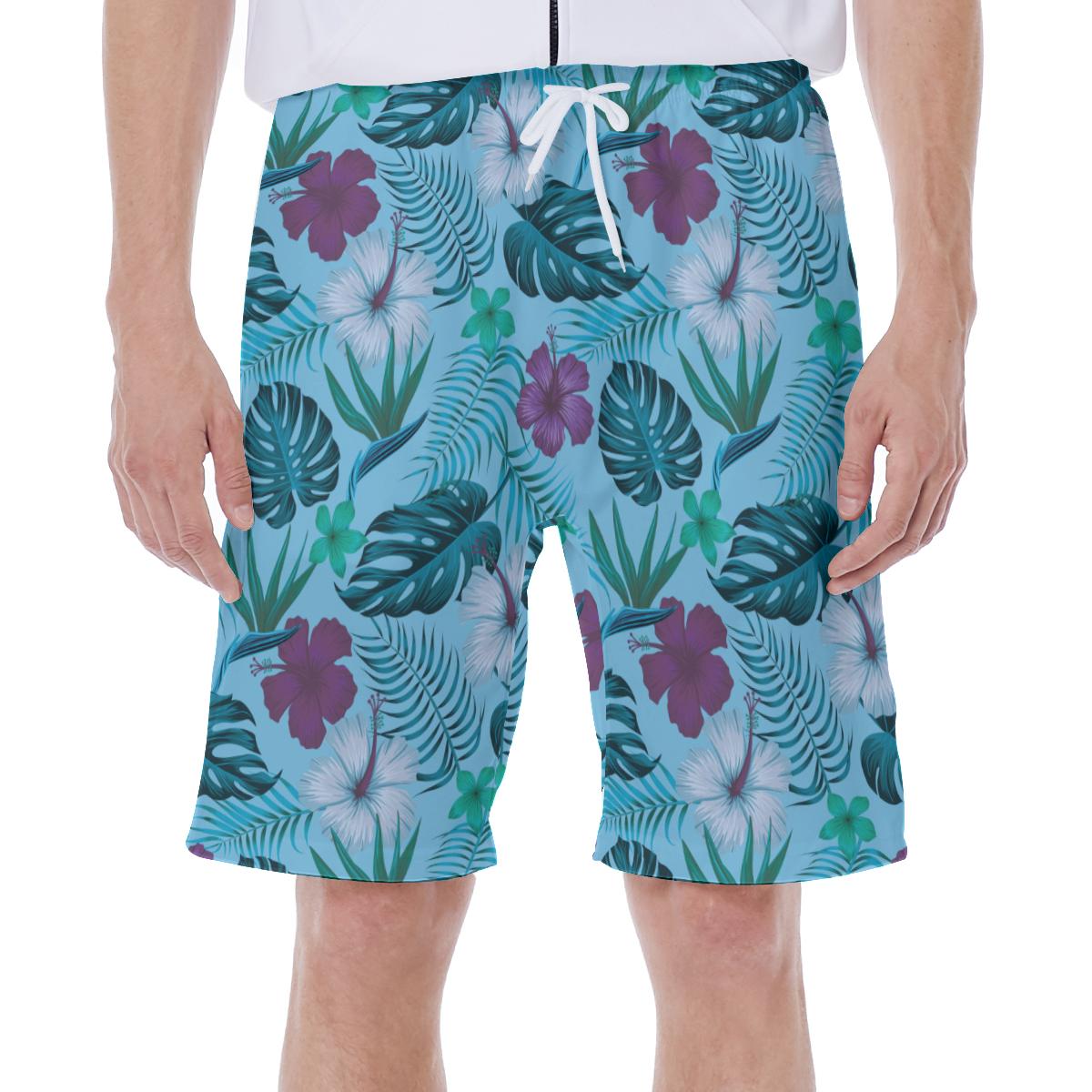 Bañador con estampado floral para hombre, size XL, shorts de playa, piscina.