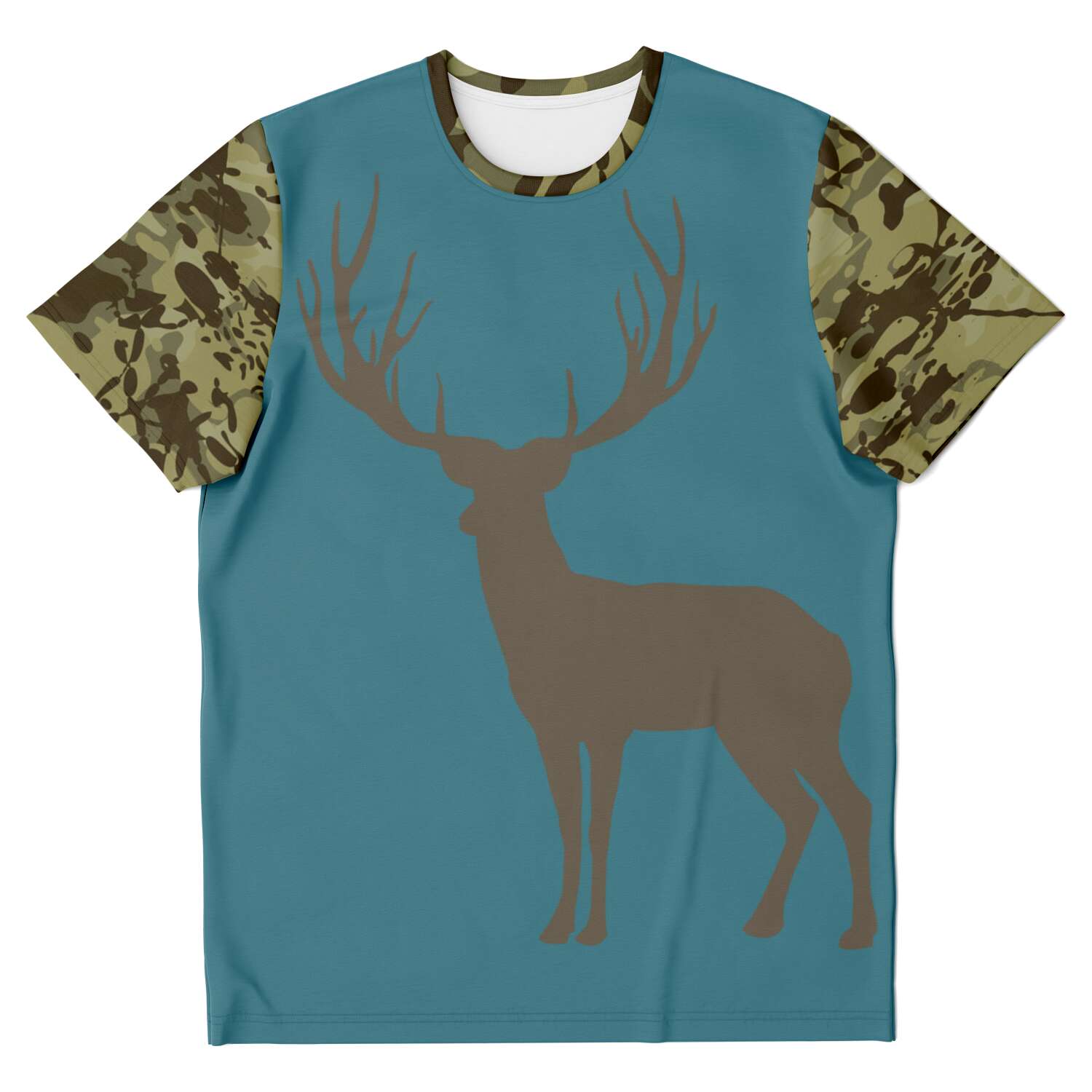 Reindeer Caribou Camo Unisex T-shirt - kayzers