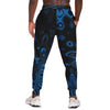 Blue Space Black Holes Deep Galaxy Trippy Psychedelic Art Abstract Black Blue Unisex Joggers - kayzers