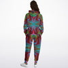 Abstract Liquid Psychedelic Waves 2 Pc Hoodie & Joggers Matching Set - kayzers
