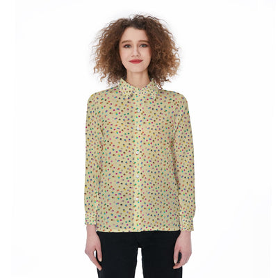 Retro 60's 70's Sprinkle Dots Women's Shirt