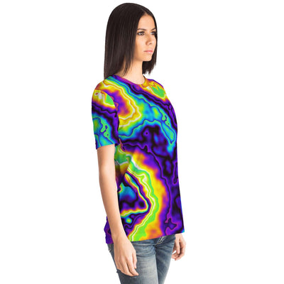 Colorful Abstract Psychedelic Trippy Dmt Lsd Edm Liquid Paint Splash Unisex Tshirt - kayzers
