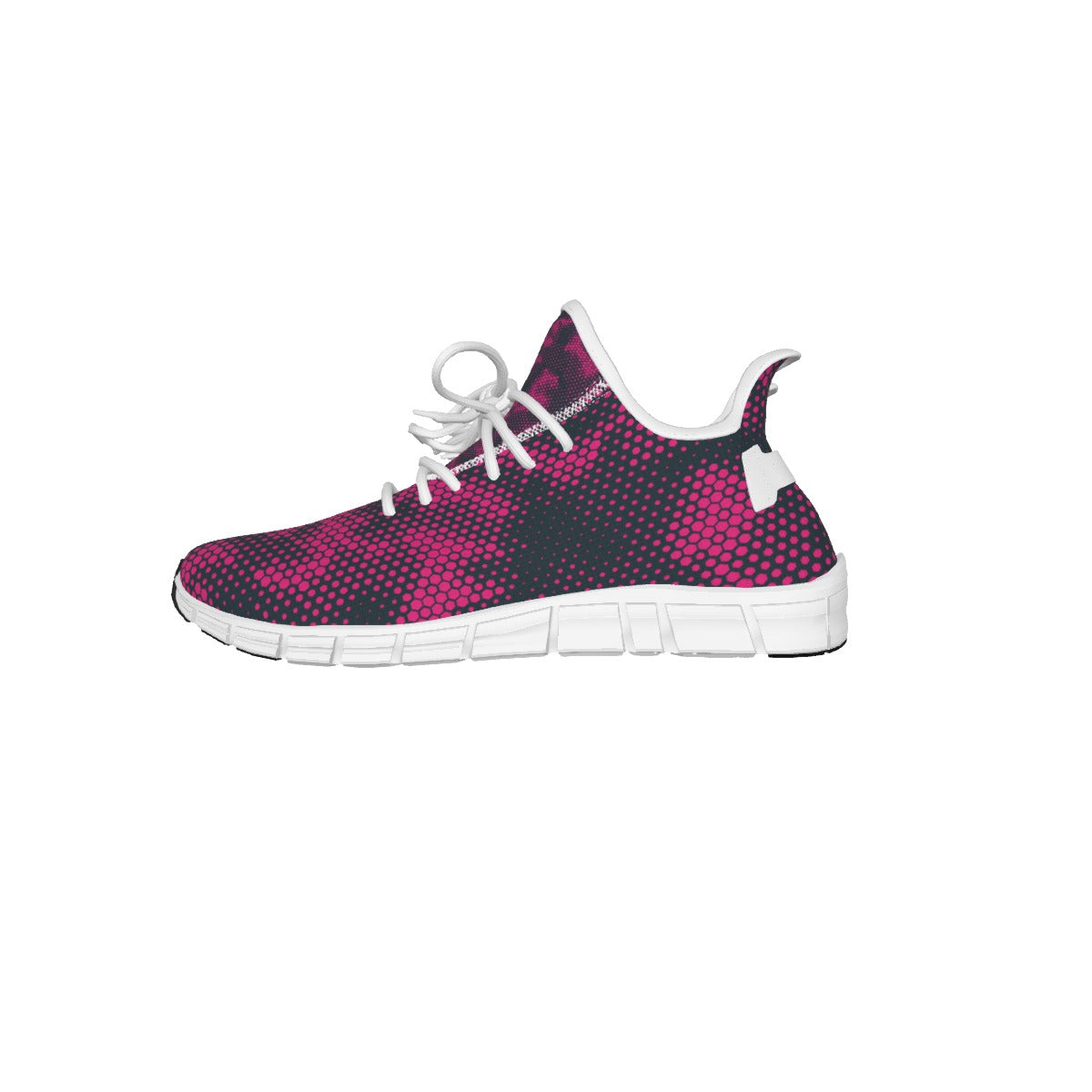 Pink Halftone Light woven running shoes - kayzers