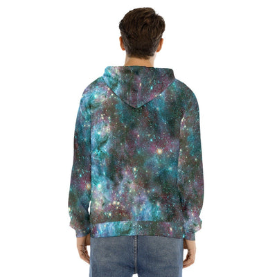 Galaxy Print Men's Pullover Hoodie | Velvet - kayzers