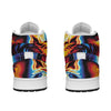 Psychedelic Festival Men's Synthetic Leather Stitching Shoes - kayzers