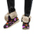 Psychedelic Mushrooms Print Women's Plush Boots - kayzers