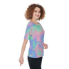 Ombre Candy Print Women's T-Shirts - kayzers