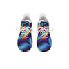 Bright Geometric Abstract Light woven running shoes - kayzers