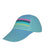 Striped Ombre Print Peaked Cap