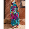 Floral Butterfly Colorful Print Women's Carrot Pants - kayzers