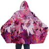 Abstract Melting Flowers Psychedelic Floral Unisex Cloak - kayzers