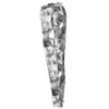 Black Grey Abstract Galaxy Marble Texture Print Unisex Joggers - kayzers