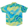 Blue Mint Green Abstract Holographic Iridescence Shirt - kayzers