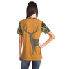 Reindeer Camouflage Unisex T-shirt - Orange - kayzers