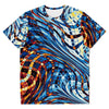 Abstract Spiral Psychedelic beach Waves Fractals Edm Festival Men Women T-shirt - kayzers