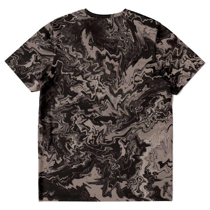 Dirty Mud Liquid Monster Print Unisex T-shirt - kayzers