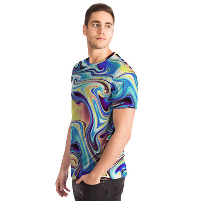 Colorful Abstract Psychedelic Liquid Waves Ripple Effect Paint Dmt Lsd T-shirt - kayzers