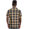 Black And Yellow Check Plaid Pattern Men's Shirt - kayzers