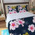 Hibiscus Flower Floral Print Three Piece Duvet Cover Set