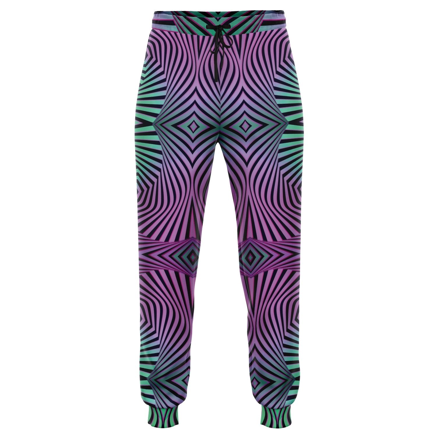 EDM Trippy DMT Psychedelic Funky Geometric Festival Illusion Joggers