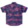 Abstract Intricate Colorful Cells Radio Gamma Waves Retro Geometric Men's Button Down Shirt - kayzers