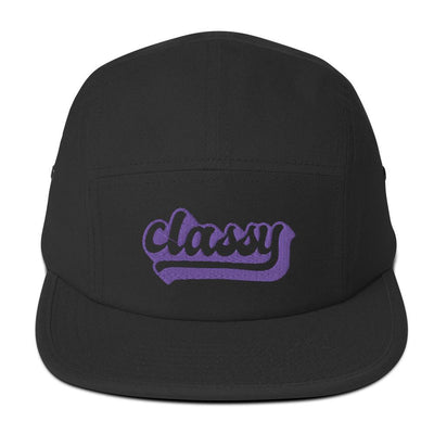 Classy Embroidered Five Panel Camper Cap - kayzers