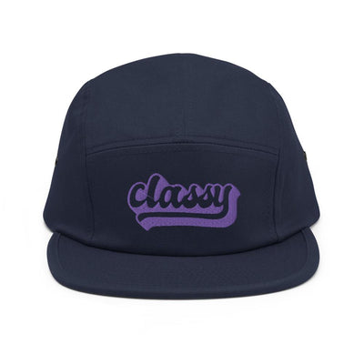 Classy Embroidered Five Panel Camper Cap - kayzers