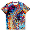 Beach Waves Ocean Wave Effect Abstract Tropical Psychedelic Men Women T-shirt - kayzers