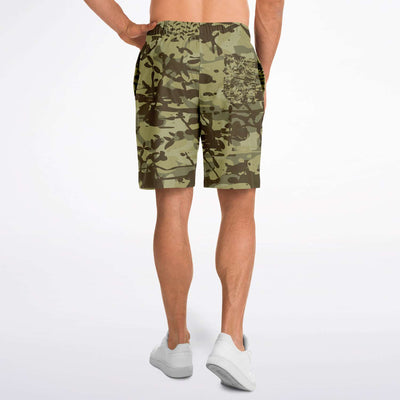 Urban Camo Long Men's Fashionable Shorts - kayzers