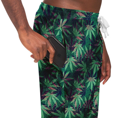 Weed Hemp Marijuana Cannabis Leaf Leaves Unisex Joggers - kayzers