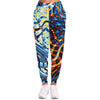 Abstract Spiral Psychedelic beach Waves Fractals Edm Festival Men Women Joggers - kayzers